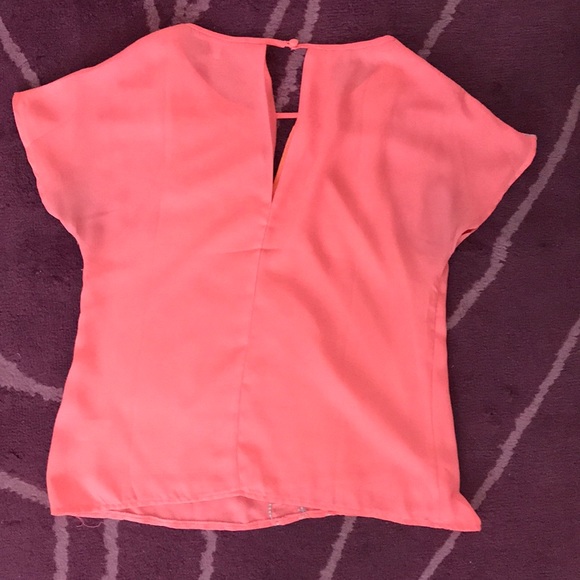 Studded Peach Blouse - Size S - Picture 2 of 5